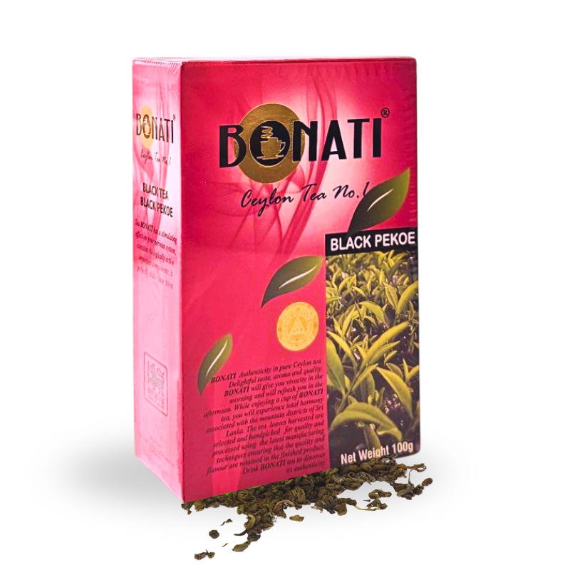 BONATI Black Pekoe Ceylon black tea loose leaf 100g