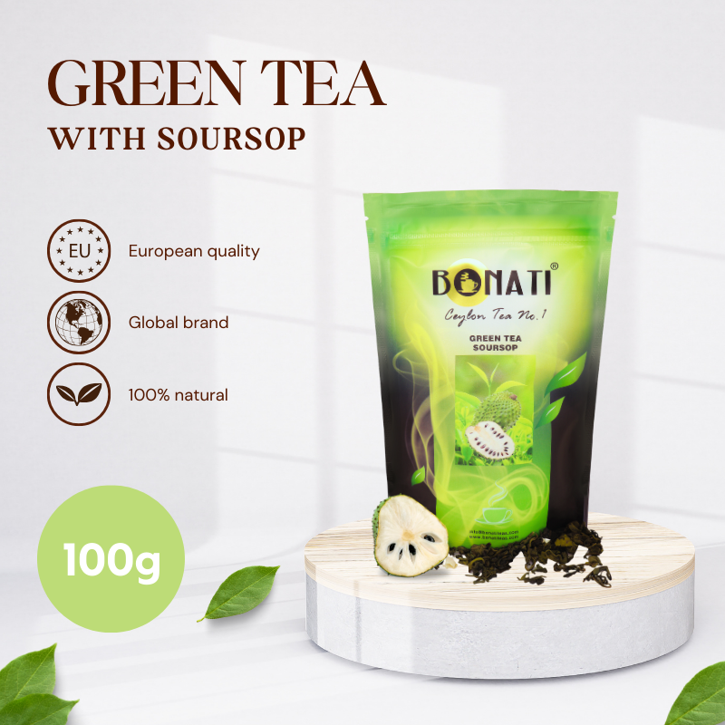 BONATI GREEN TEA SOURSOP-100g