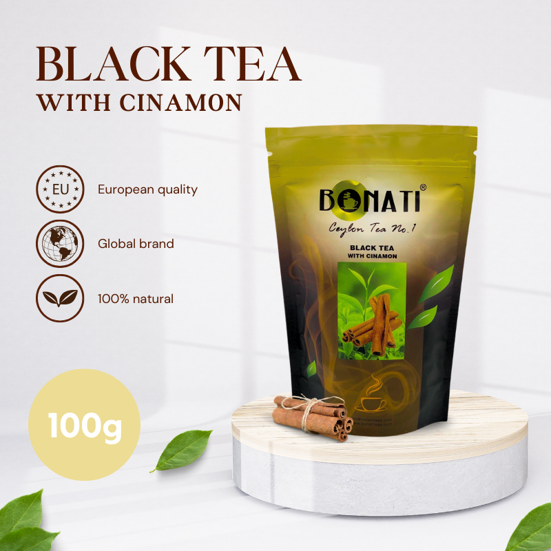 BONATI BLACK TEA WITH CINNAMON-100g