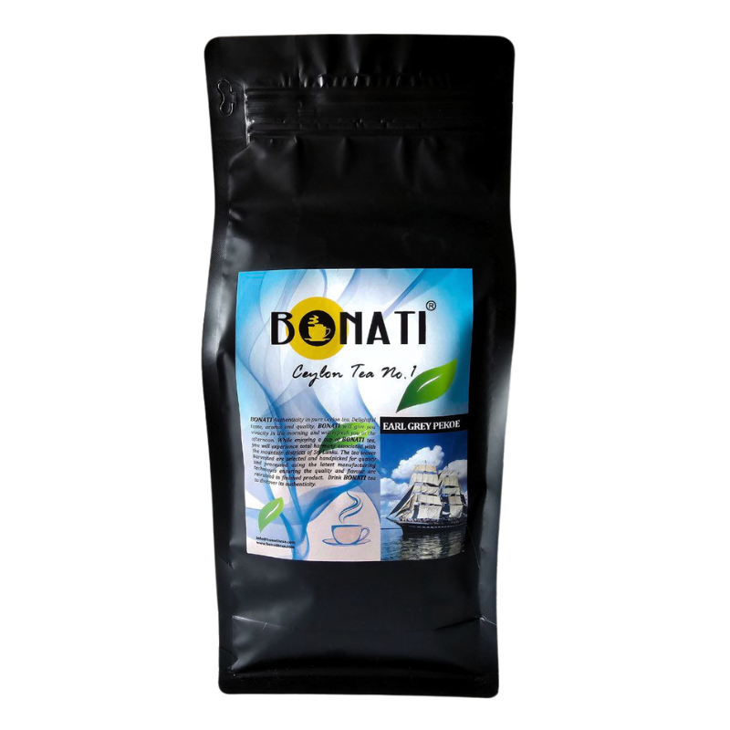 BONATI Earl Grey Pekoe Ceylon black tea loose leaf 500g
