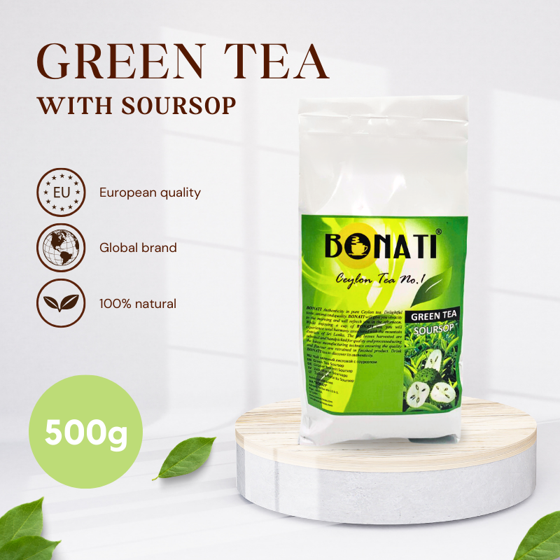 BONATI GREEN TEA SOURSOP - 500g