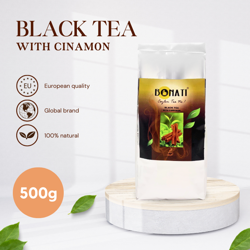 BONATI BLACK TEA WITH CINNAMON - 500g