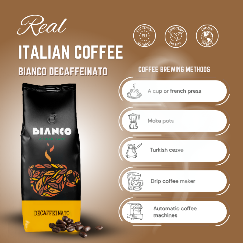 COFFEE BIANCO DECAFFEINATO